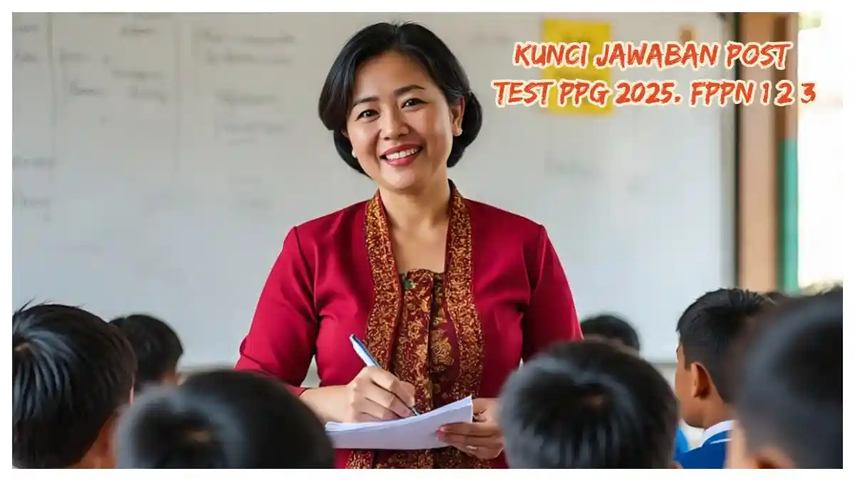 FPPN 1 2 3 PPG 2025: Kunci Jawaban Post Test Tema Filosofi & Pendidikan Nilai