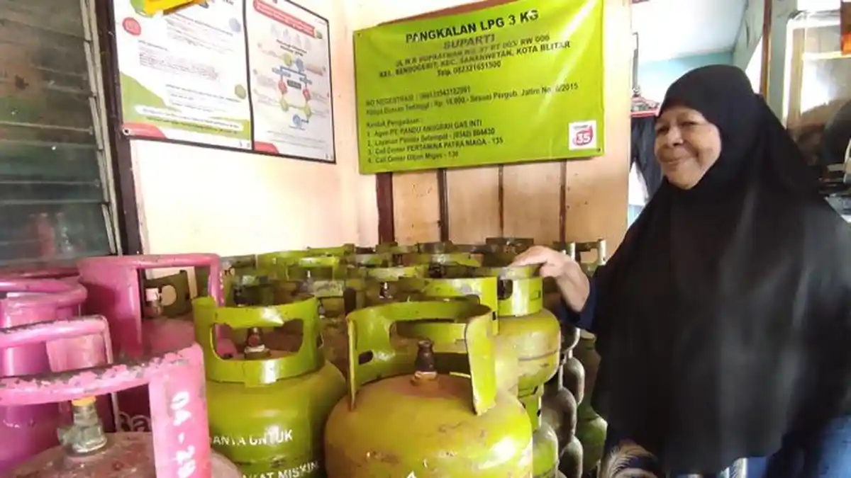 Beberapa Hari Ini Warga Kesulitan Cari Elpiji 3 Kilogram Melon di Kota Blitar