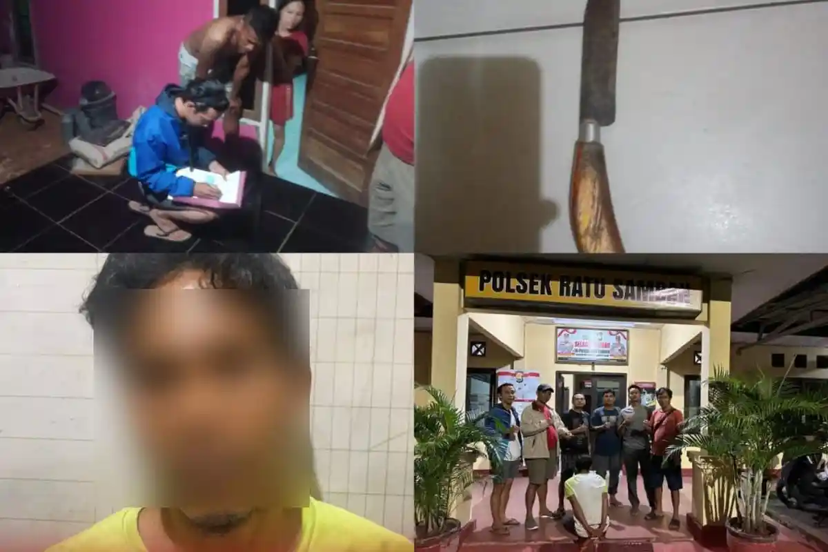 Cemburu, Pria di Bengkulu Nekat Tikam Teman Istri Pakai Pisau Dapur