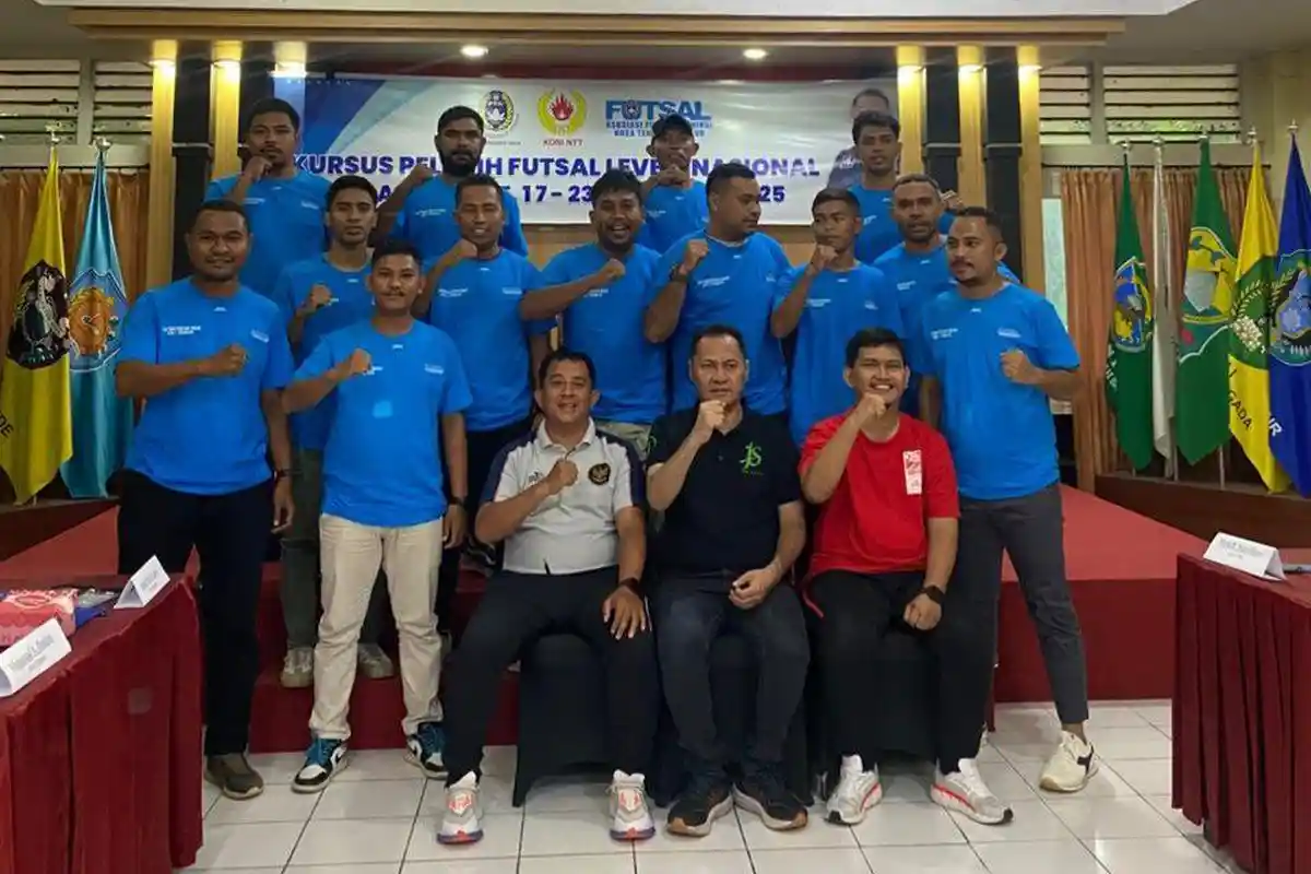 AFP NTT Kembali Gelar Kursus Pelatih Futsal Level I Nasional Diikuti Peserta dari Seluruh NTT