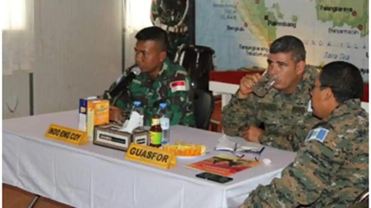 Satgas Kizi TNI Rapat Bahas Perkembangan Keamanan, Operasional dan Logistik di Kongo