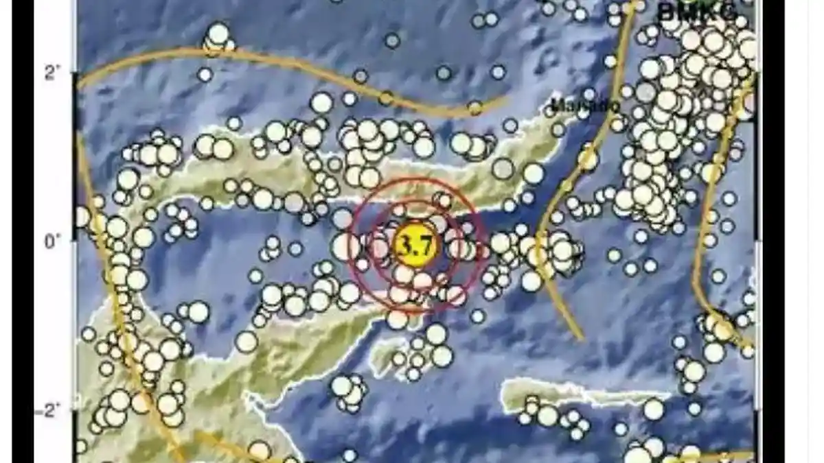 BREAKING NEWS Gempa Bumi di Gorontalo Siang Ini Jumat 28 Juli 2023, Ada Info BMKG : Cek Jaraknya