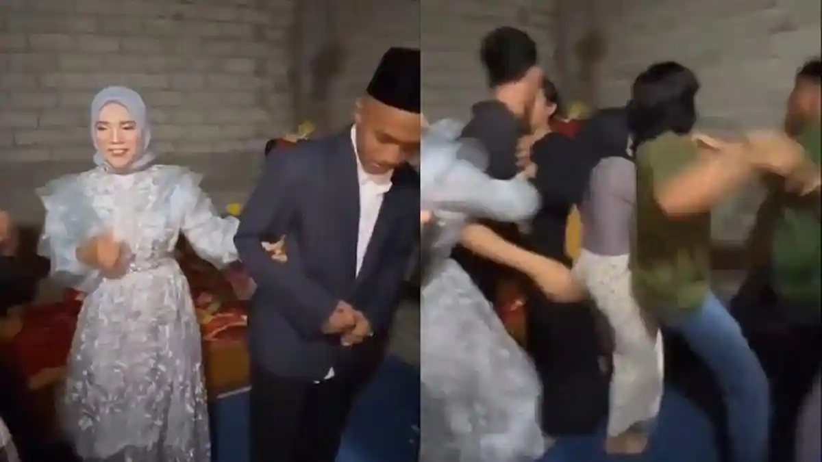 AWAL MULA Pengantin Pria Dipukuli Ramai-ramai Diduga karena Mahar, Pengantin Wanita Histeris Kaget