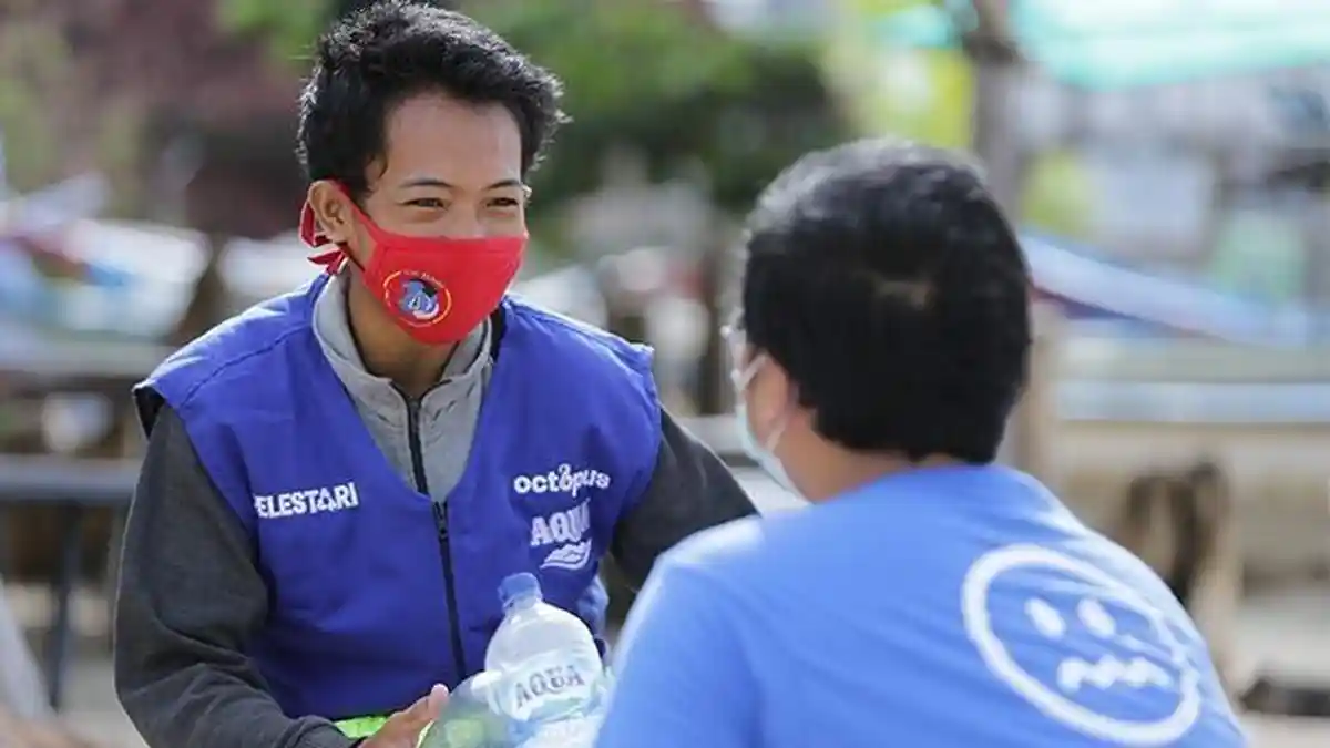 Setelah Bali, Kini AQUA & Octopus Hadir Atasi Masalah Sampah Plastik di Bandung