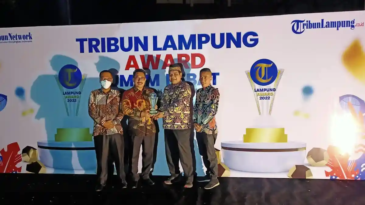 Pemkab Lampung Selatan The Best Community Building, Tribun Lampung Award 2022