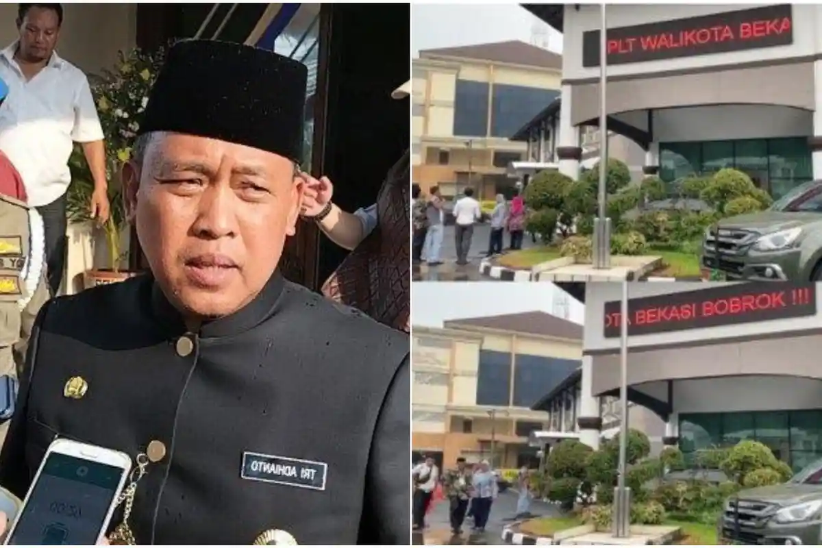 Reaksi Tri Adhianto Dapat Cibiran Running Text "Plt Wali Kota Bekasi Bobrok!"