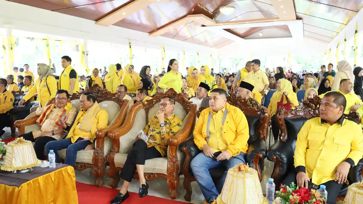 Deretan Ketua-ketua DPD II Temani Muhidin Kumpulkan Kader Golkar di Takalar