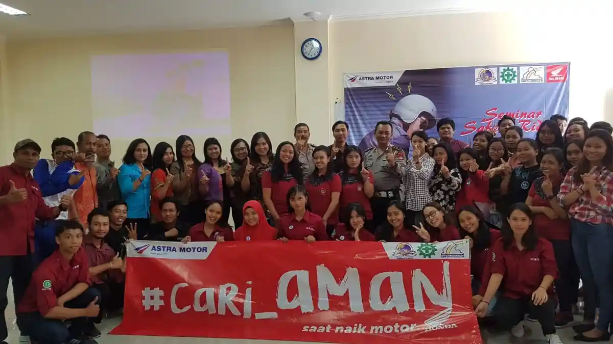Ajak Mahasiswa Cari_Aman, Honda Edukasi Keselamatan Berkendara