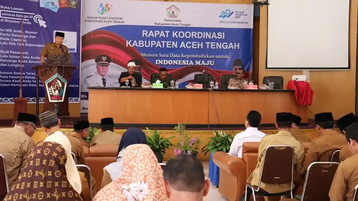 BPS Aceh Tengah Gelar Rakor Jelang Sensus Penduduk 2020, Ini yang Dibahas