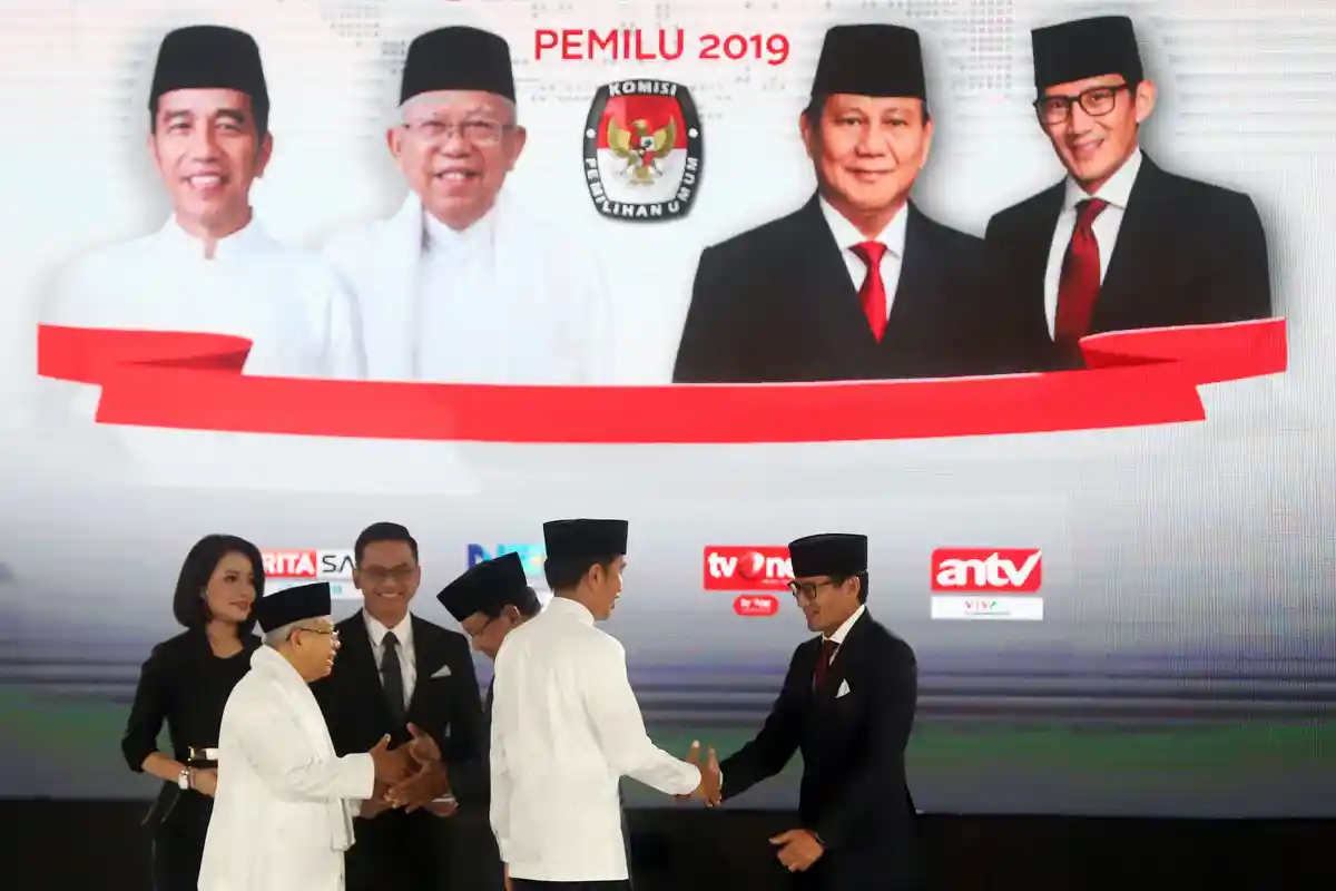 Quick Count CSIS dan Cyrus: Jokowi-Ma'ruf Unggul di 20 Provinsi, Prabowo-Sandi Menang di 14 Provinsi