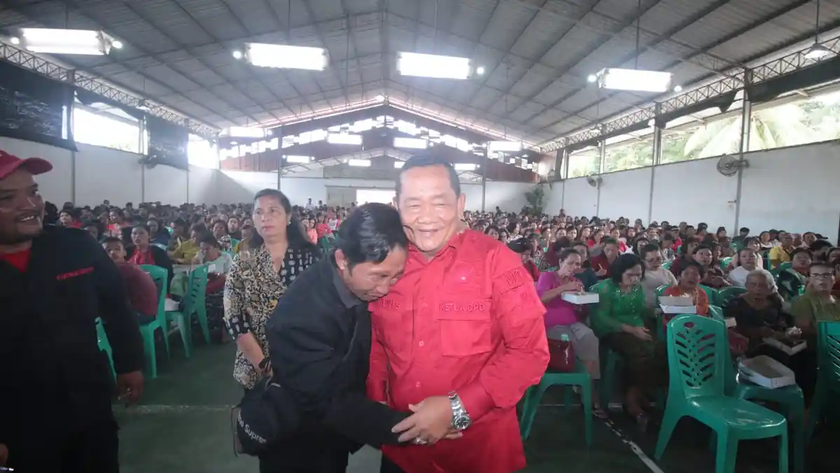 PDI Perjuangan Menang, Ganjar Pranowo Presiden, Rapidin Simbolon DPR RI Menggema di Padangsisimpuan