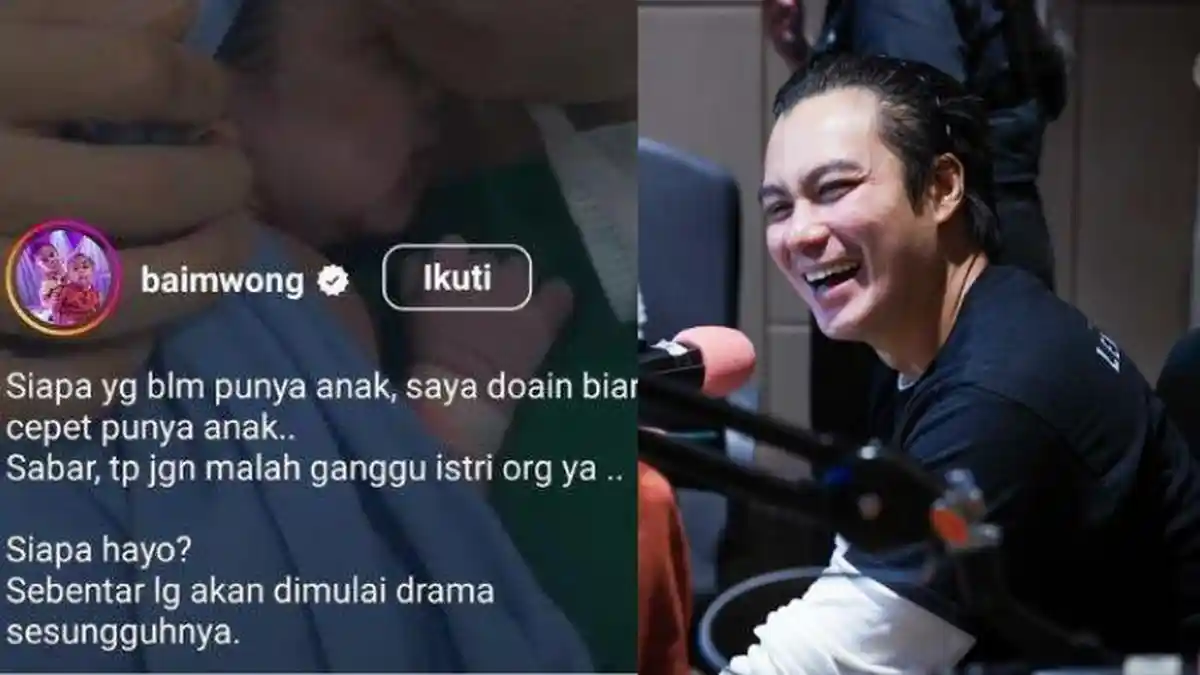 Baim Wong Ungkap Ciri-Ciri Pria Selingkuhan Paula Verhoeven 'Sebentar Lagi Drama' 