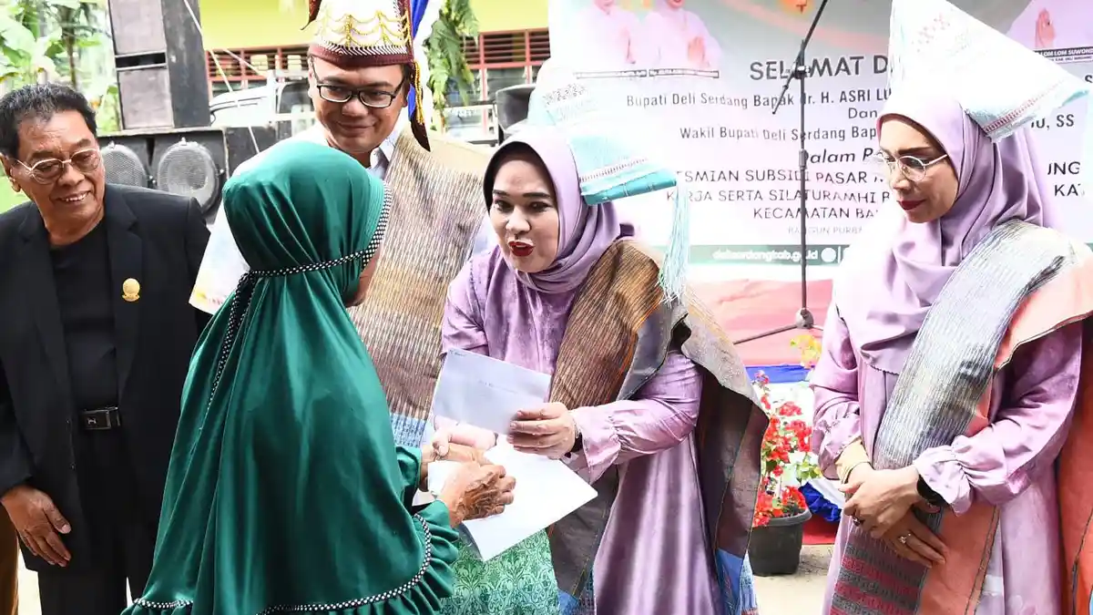 Pemkab Deliserdang Gelar Pasar Murah di 20 Kecamatan, Bupati: Hanya untuk Warga Penerima Bantuan