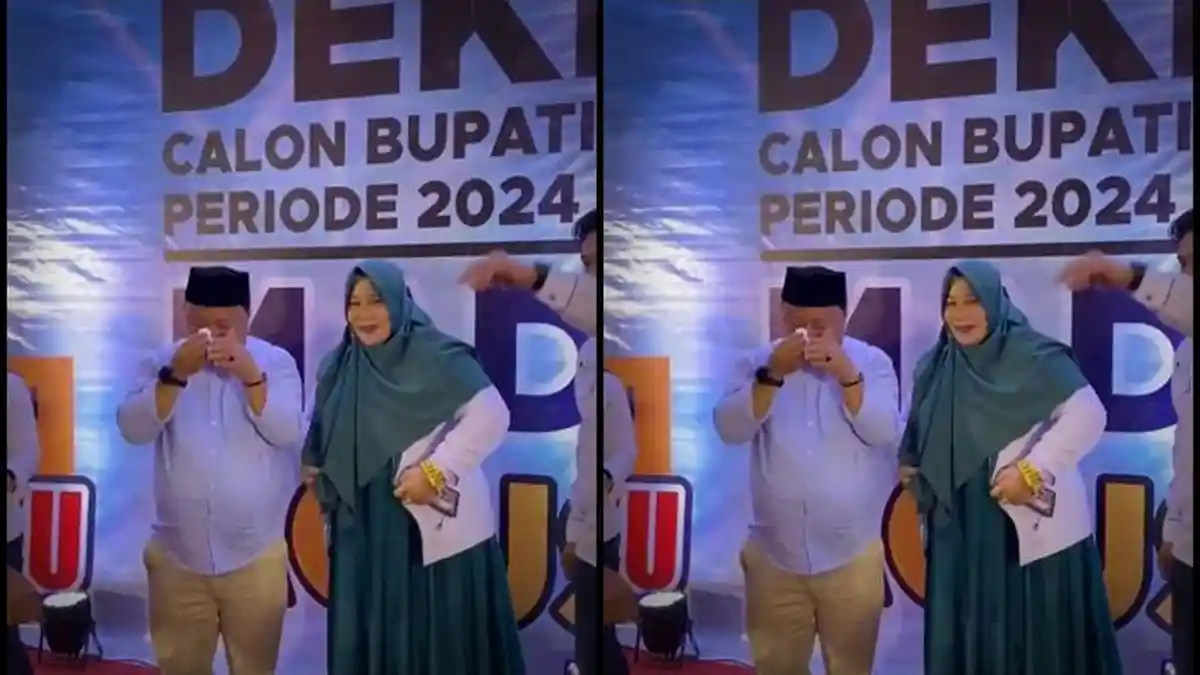 Air Mata Madri Pani Tak Terbendung Saat Daftar Pilkada Berau 2024, Bukan Tanpa Alasan