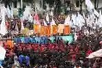 Ribuan Buruh Peringati Mayday