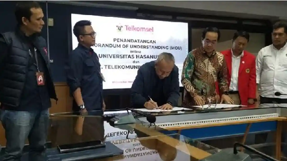 Teken MoU, Telkomsel Ingin Pastikan Infrastruktur Tersedia dengan Baik di Unhas