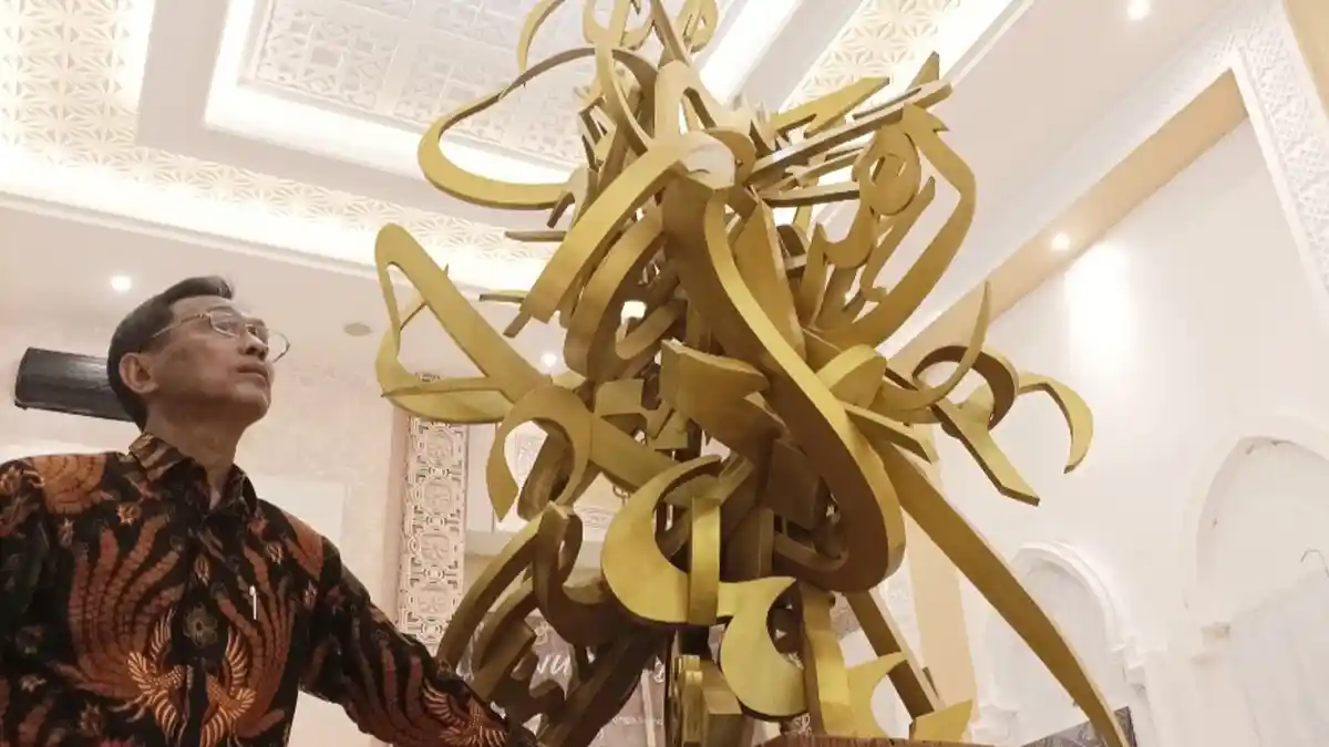 Museum Jenang Kudus Pamerkan 35 Koleksi Kaligrafi Karya Putra Daerah