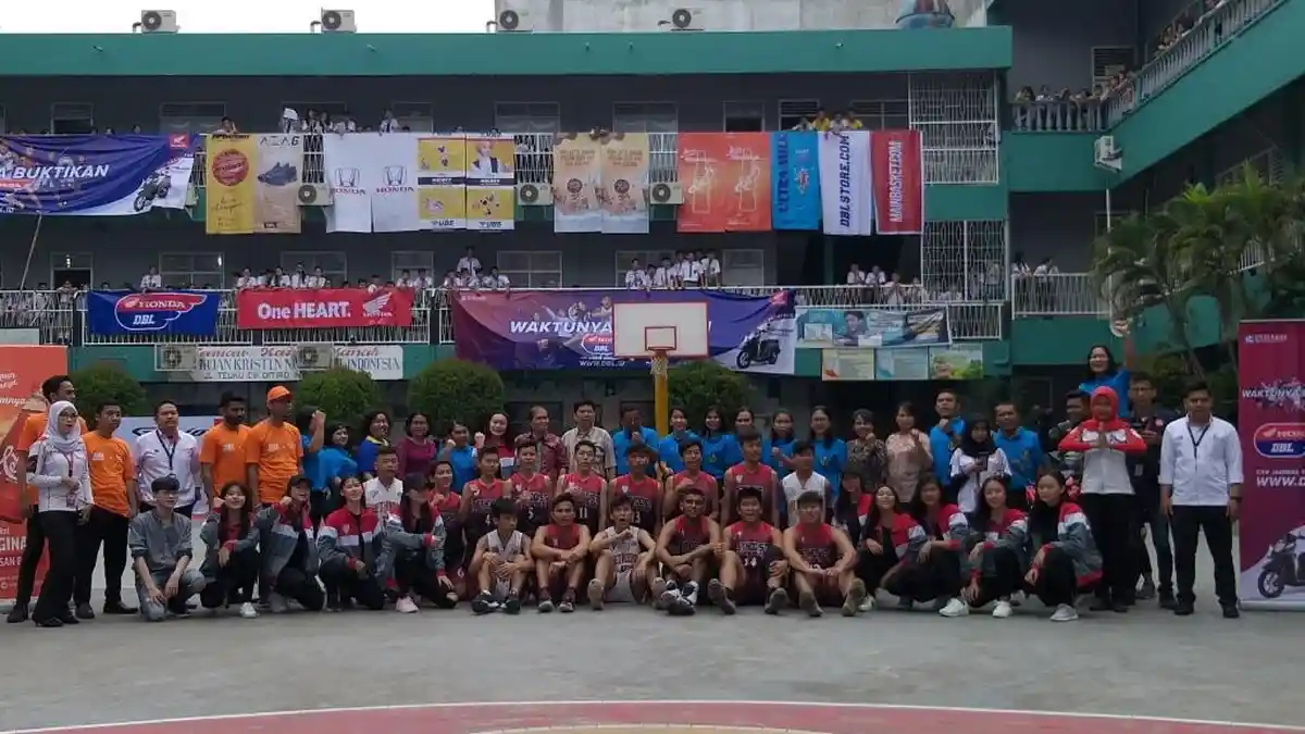 Kebangggaan SMS Methodist Lubukpakam Berlaga di Ajang Basket Honda DBL