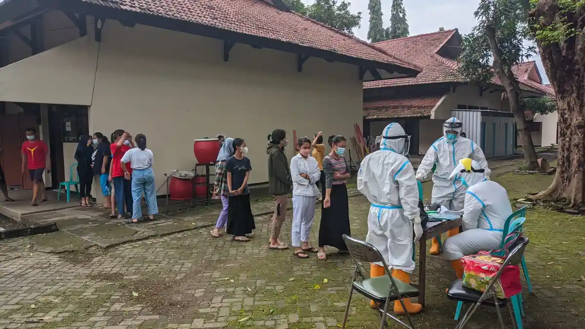 Pasien Covid 19 di Tempat Isolasi Terpusat Kota Kediri Semakin Berkurang