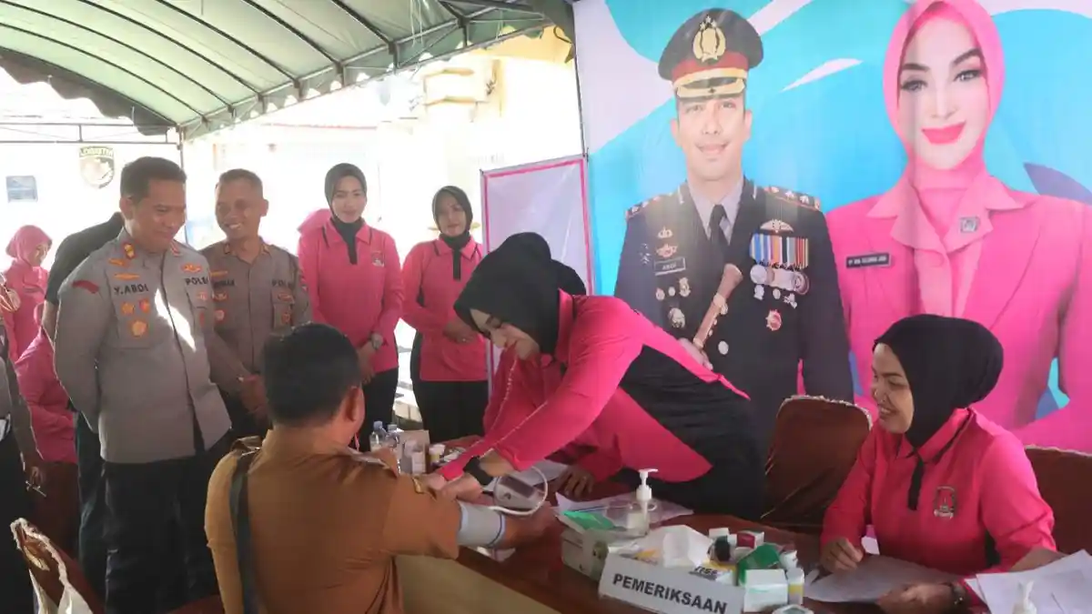 Bakti Kesehatan Polres Balangan Sasar Lansia untuk Layanan Kesehatan Gratis - Banjarmasinpost.co.id