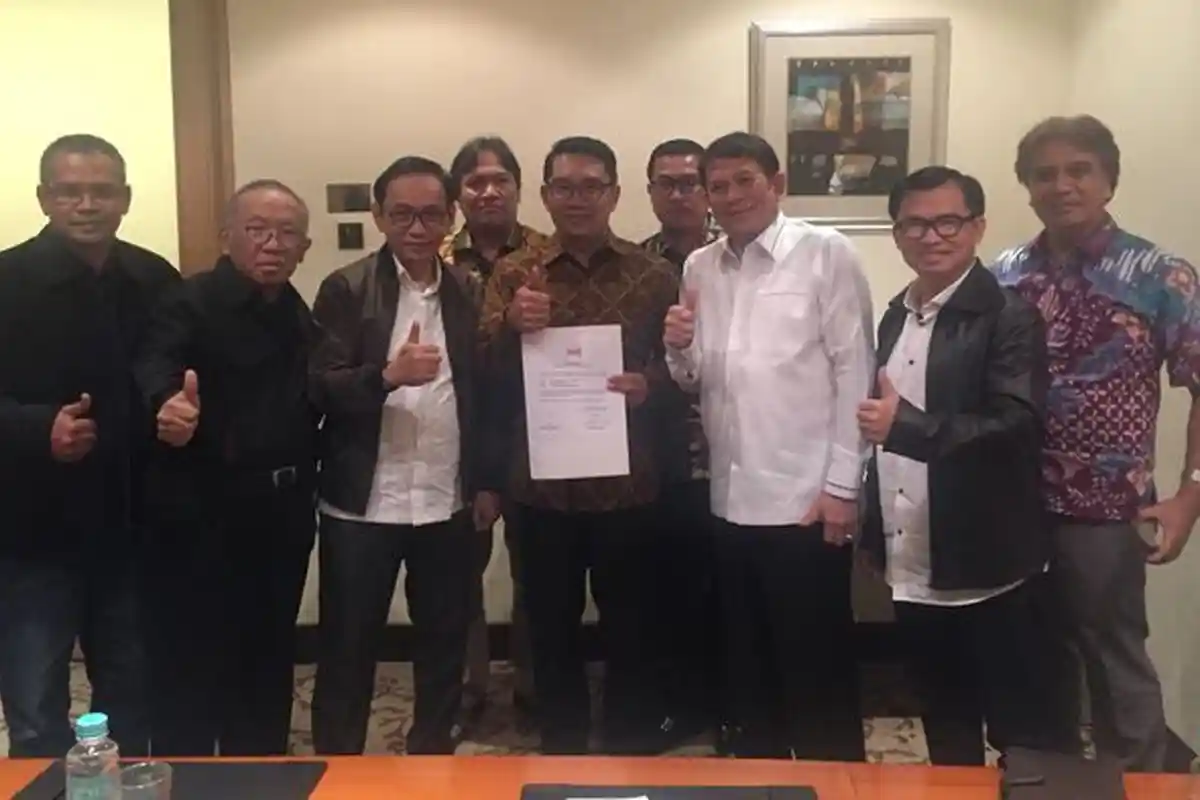 RESMI - Partai Hanura Ikut Mendukung Ridwan Kamil dalam Pilgub Jabar 2018