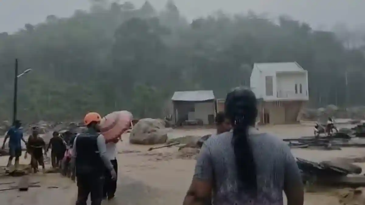 Hutanabolon Kembali Banjir, Bupati: Tanggul yang Telah Dibangun Jebol, Warga Mengungsi Kembali