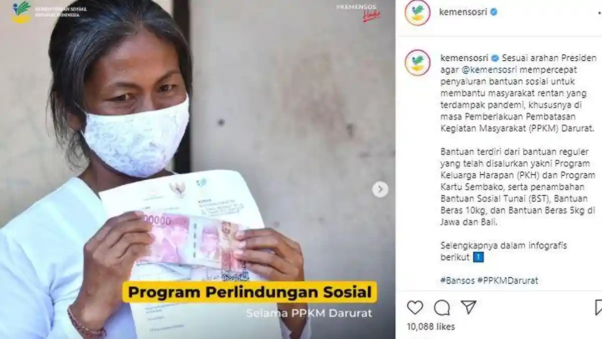 Cek Nama Penerima BST Rp 600 Ribu, PKH dan Bantuan Beras Melalui Laman cekbansos.kemensos.go.id