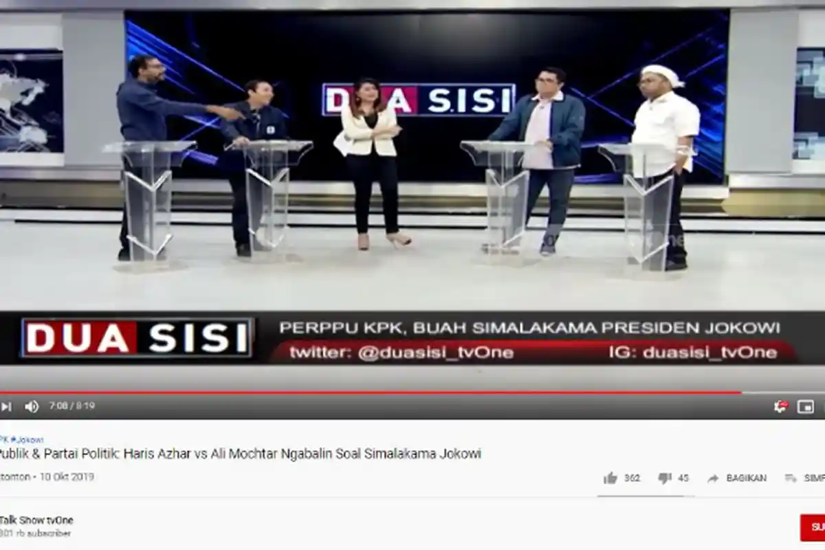 Arteria Dahlan Bocorkan 'Rahasia' soal UU KPK, Haris Azhar Malah Singgung soal Salah Ketik