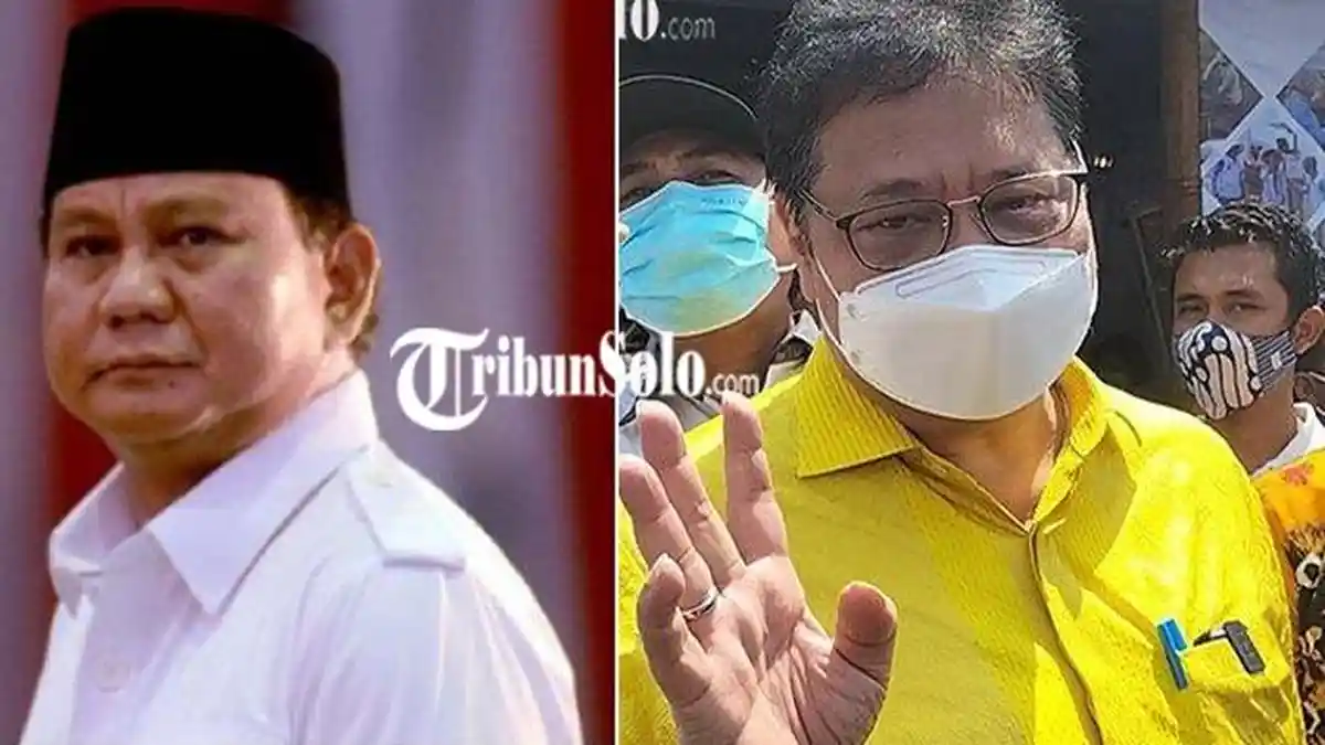 Prabowo dan Airlangga Bertemu, Golkar Karanganyar Ngaku Tetap Konsisten : Airlangga Capres 2024