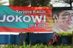 Spanduk Terima Kasih Jokowi Bertebaran di Jakarta