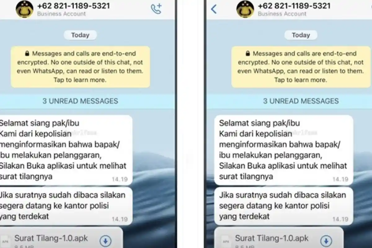 Lakukan ini Jika Anda Tak Sengaja Sudah Terlanjur Klik Link Penipuan Mencurigakan di Whatsapp