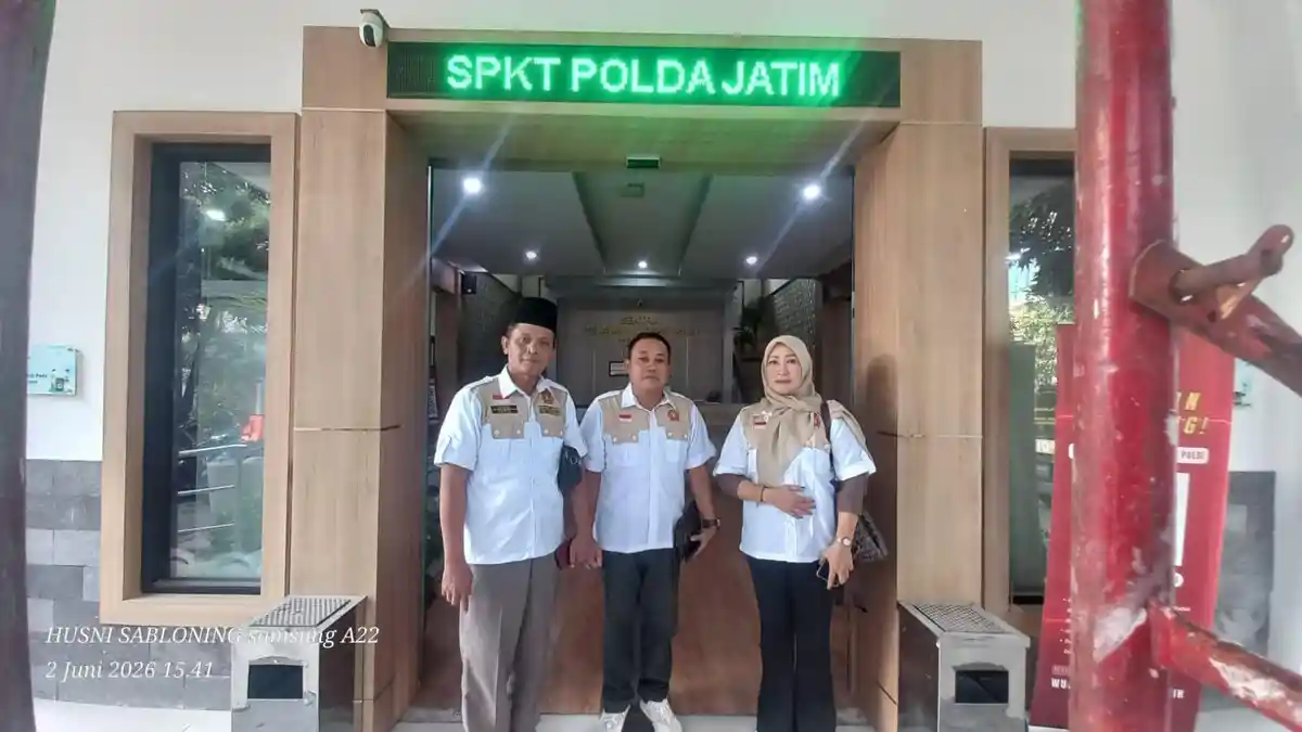 SATRIA Pasuruan Laporkan Akun Facebook yang Diduga Hina Presiden dan Partai Gerindra ke Polda Jatim