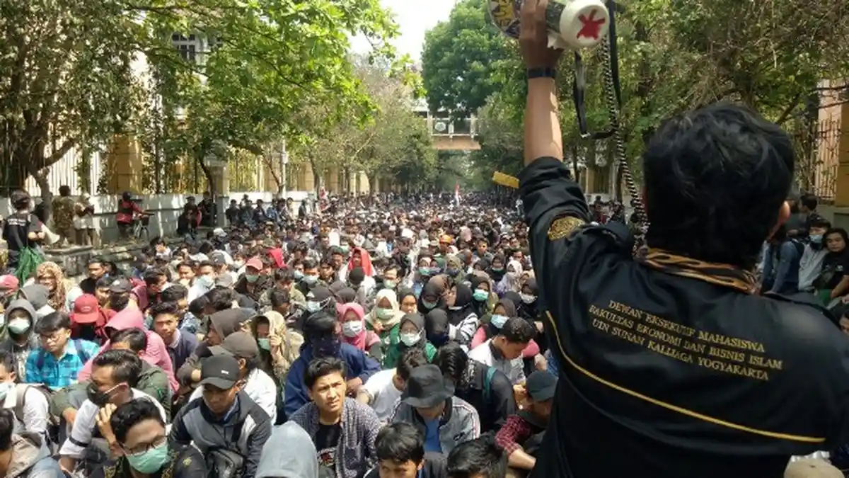 Mahasiswa Jogja Menggelar Gejayan Memanggil, Aksi Serupa Juga Dilakukan di Beberapa Daerah
