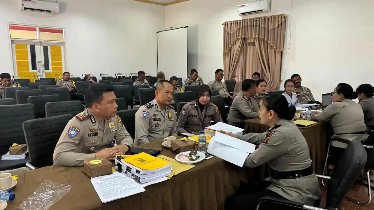 Sat Binmas Polres Tapteng Terima Kunjungan Supervisi Dit Binmas Polda Sumut