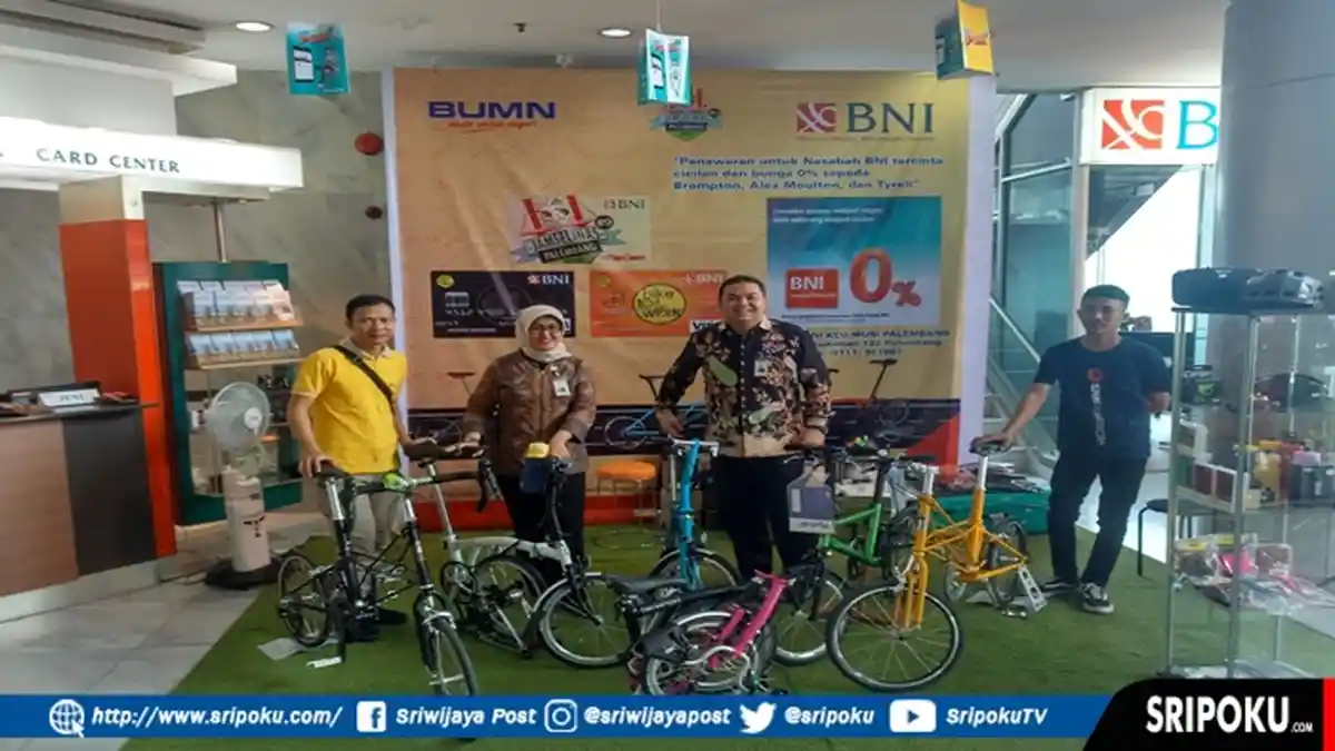 Cicilan dan Bunga Nol Persen untuk Sepeda Premium, BNI Kanwil Palembang Sponsor Utama Jamselinas