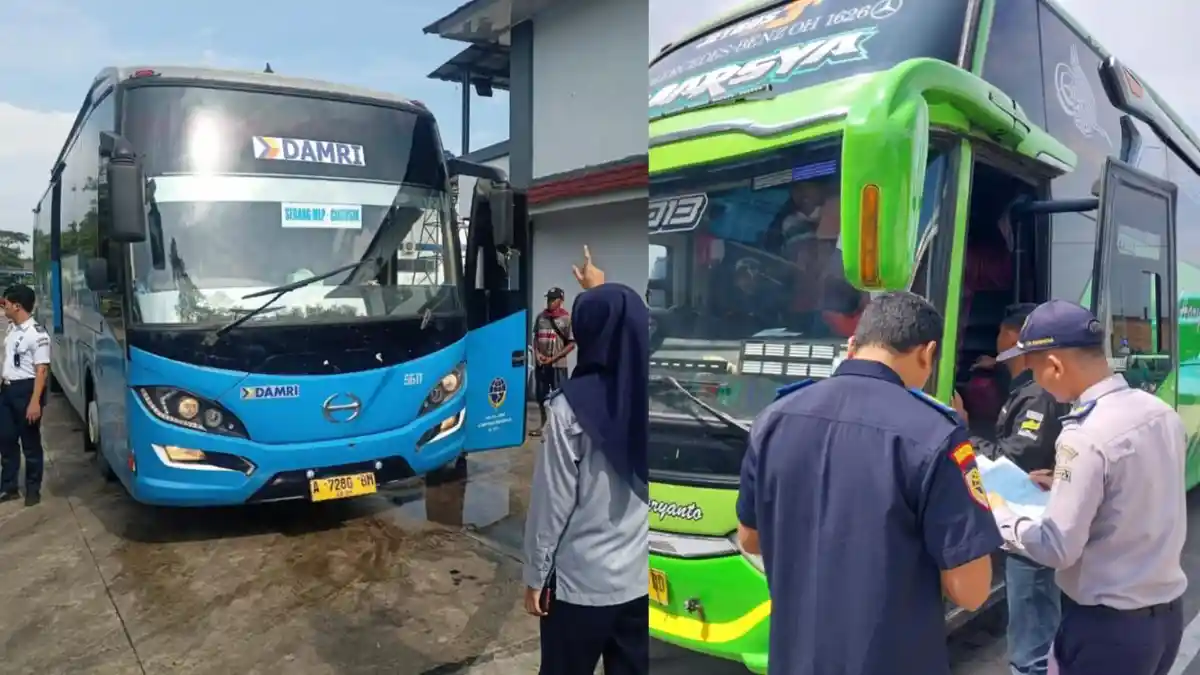 BPTD Banten Gelar Ramp Check, 1.451 Kendaraan Tak Laik Jalan, Langgar Administrasi dan Operasional
