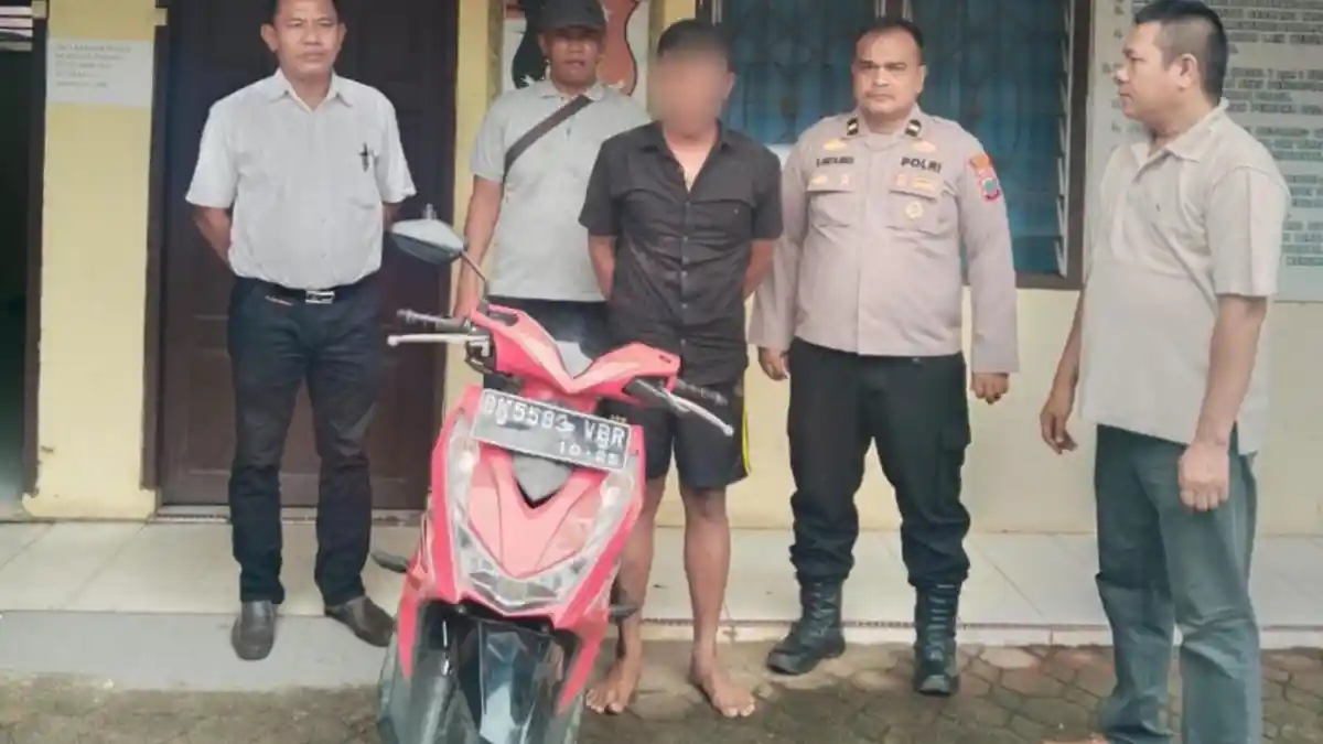 Warga Binjai Curanmor di Asahan, Nyaris bonyok Dihajar Massa