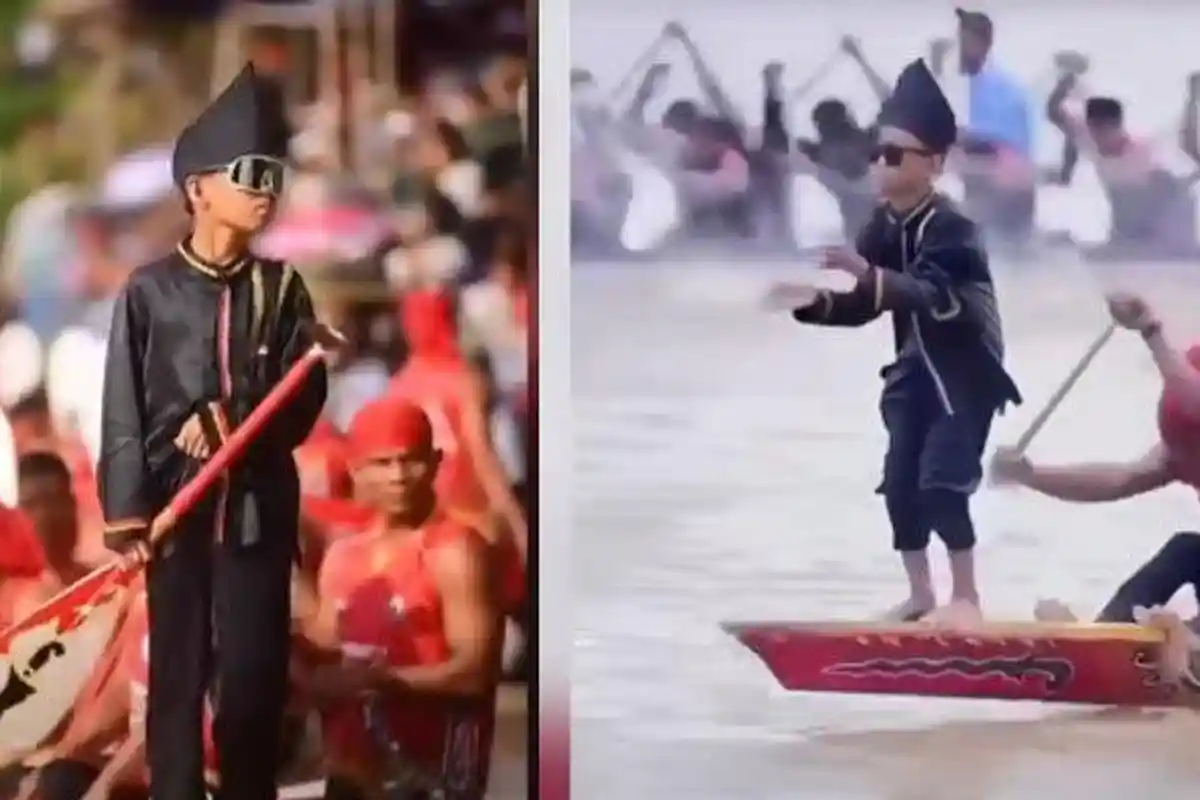 Cerita Dika Tariannya di Pacu Jalur Viral Jadi Tren Aura Farming, Nasibnya Muju Dapat Rezeki Nomplok