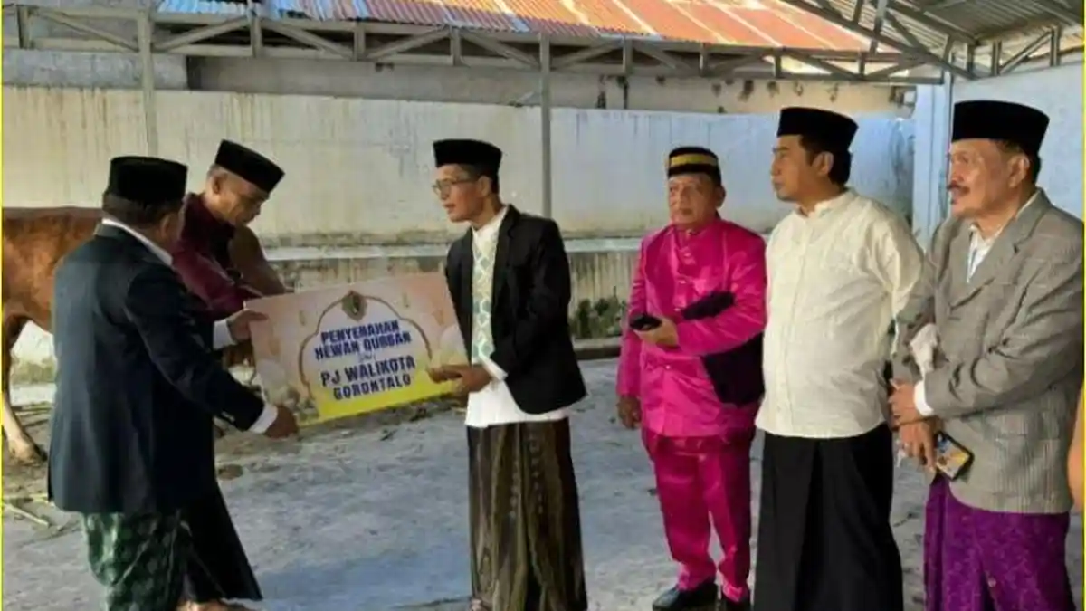 1.160 Hewan Kurban Disalurkan ke Masyarakat Kota Gorontalo saat Iduladha 2024