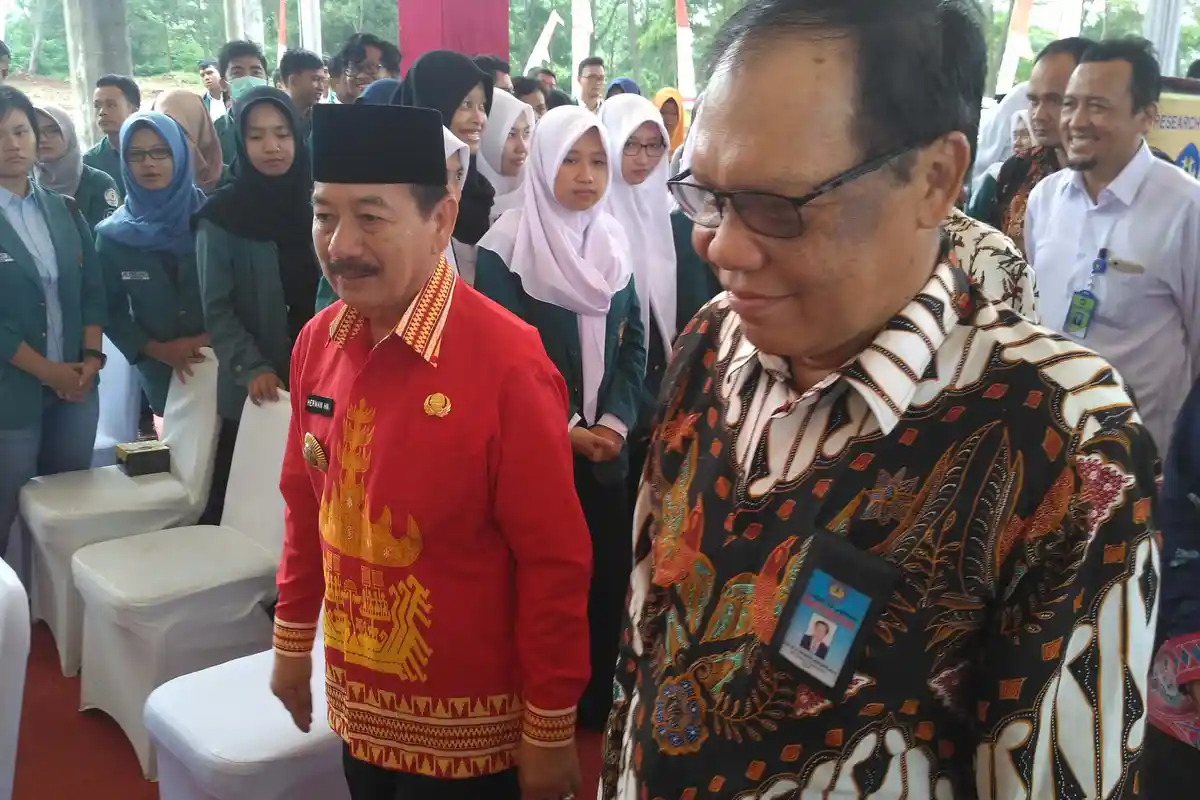 Herman HN Hadiri Peletakan Batu Pertama RSPTN Unila