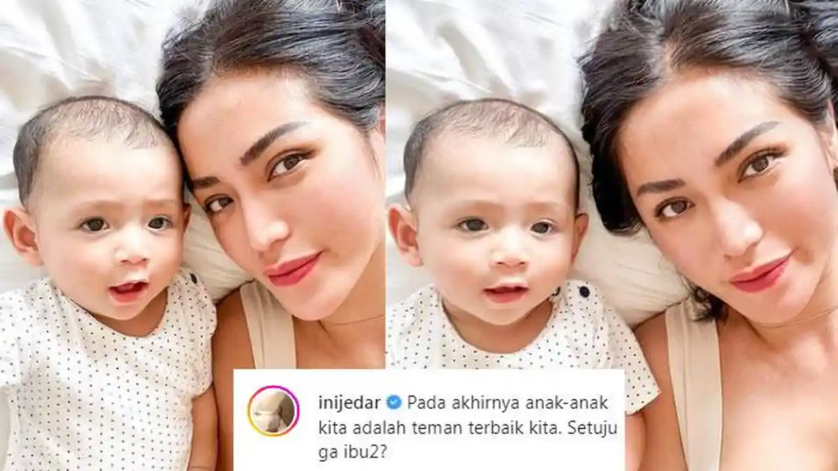 Jessica Iskandar Diduga Sindir Teman Sosialita, Ditinggal Saat Susah ? : Anak Adalah Teman Terbaik