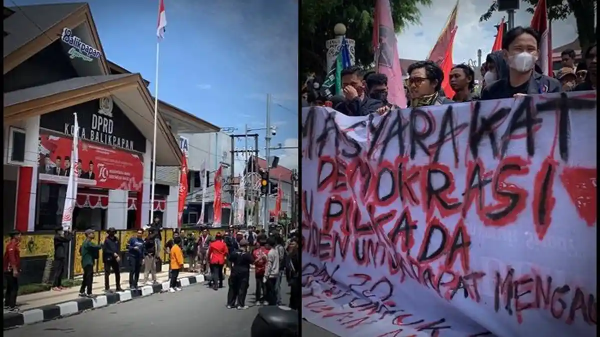 Alasan Mahasiswa Balikpapan Demonstrasi Kawal Putusan MK, Meski Revisi UU Pilkada Dibatalkan DPR