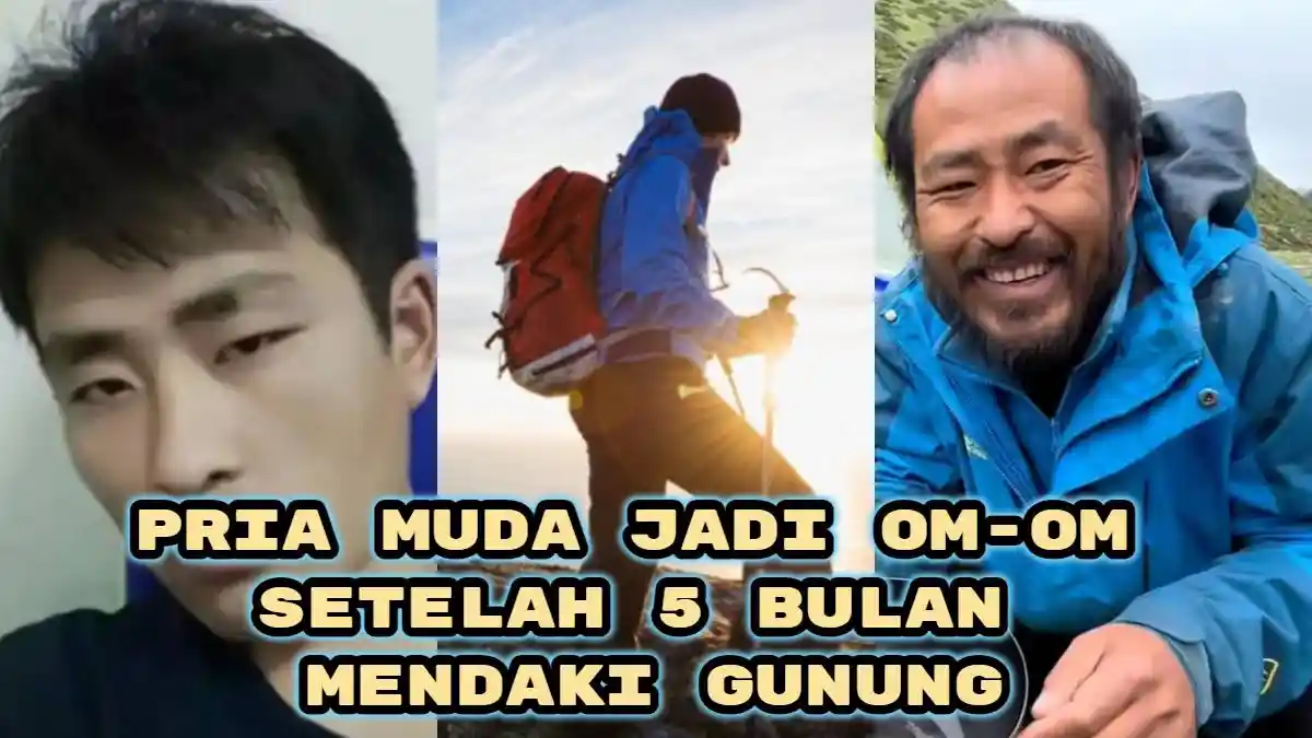 Diputusin Pacar, Pria Muda China 5 Bulan Mendaki Gunung Mencari Jati Diri, Berubah Jadi Om-om Botak