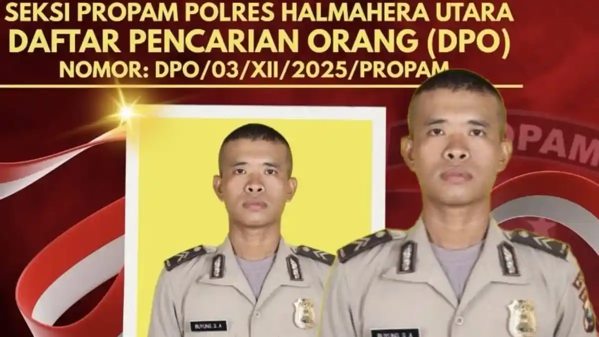 Langgar Kode Etik, Polres Halmahera Utara Terbitkan DPO untuk Briptu Buyung Seprimal