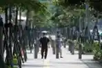 Suasana Penerapan Pembatasan Sosial Berskala Besar (PSBB) Di Jak