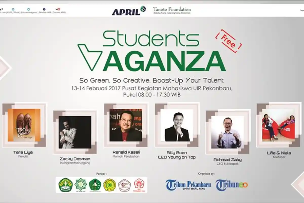 Ayo Ikuti Student Vaganza 2017, Bertabur Bintang dan Hadiah