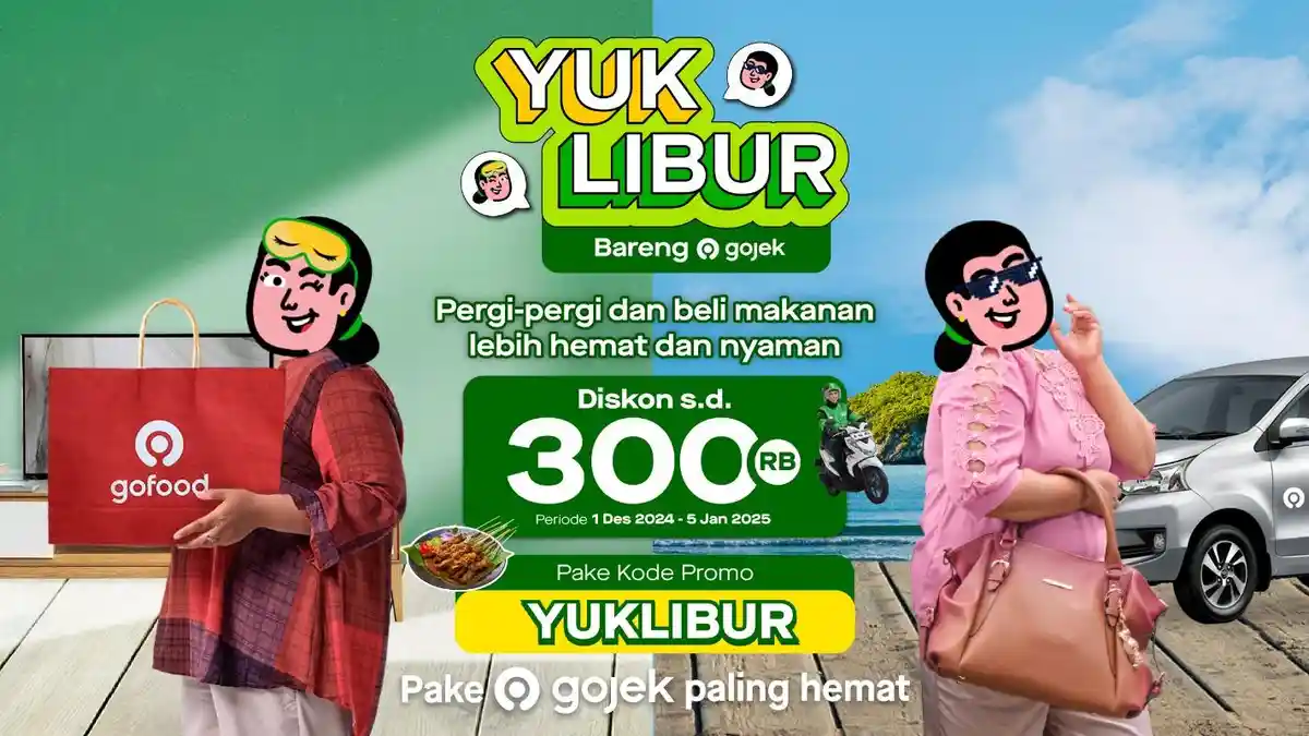 Dukung Pariwisata Dalam Negeri di Akhir Tahun, Gojek Luncurkan Program Yuk Libur