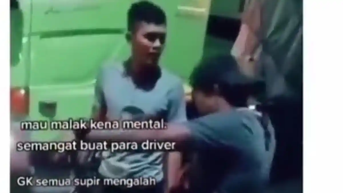 Korbannya Lebih Galak, Preman Akhirnya Dibentak-bentak Sopir Truk hingga Video Viral