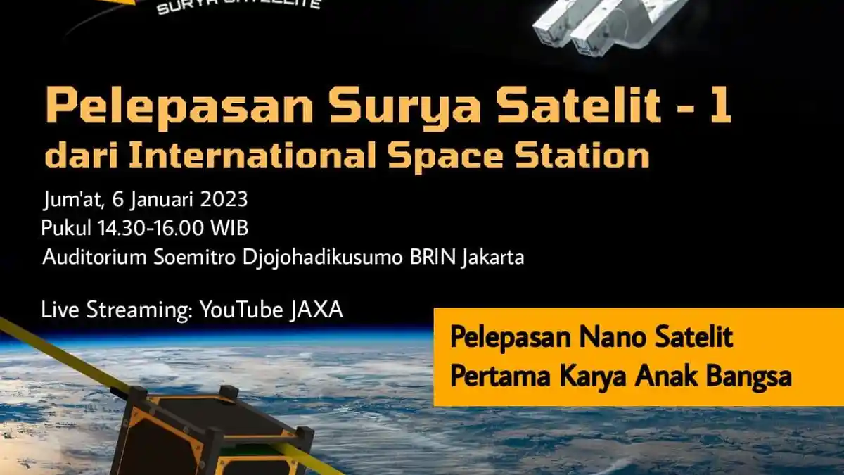 Satelit Nano Karya Anak Bangsa SS-1 Meluncur Hari Ini, Dilepaskan dari ISS Menuju Orbit