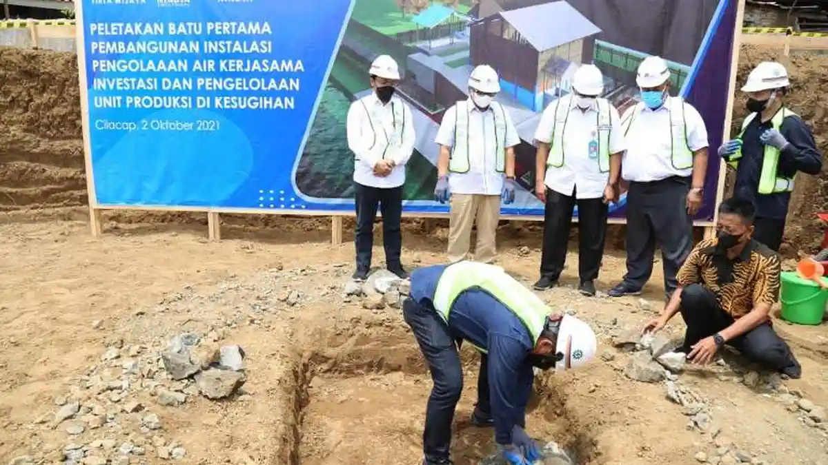 Perumdam Tirta Wijaya Cilacap Bangun Instalasi Pengolahan Air